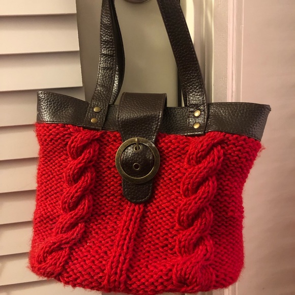 Red Sweater Purse - Picture 1 of 3